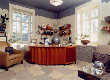 Home Office Design By Anne Markstein Interiors Baltimore Md